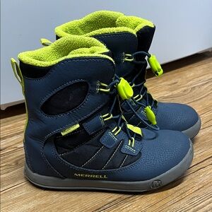 Merrell Kids' Snow Bank waterproof winter boots